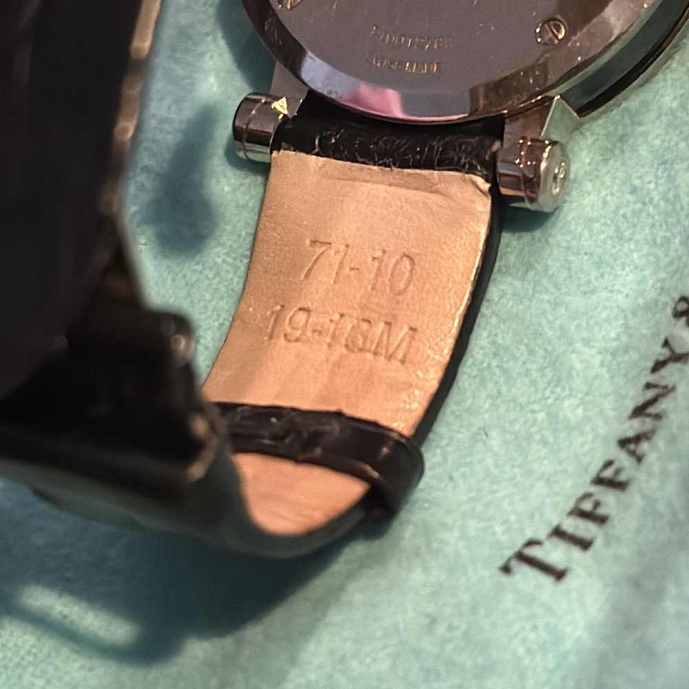 Tiffany & Co Atlas watch 18k white gold with diamonds - Picture 5 of 16